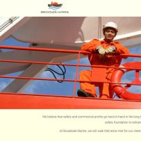 Marine Industry Website design