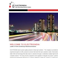Electrical products website design
